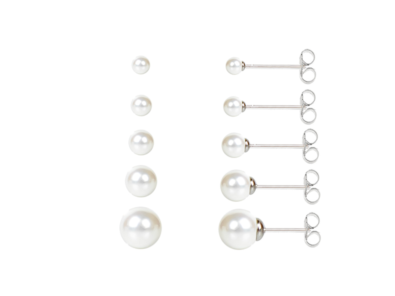 Boucles D'oreilles En Argent 925 Et Nacre - Modèle Pendantes Dormeuses, Neufes Avec étiquettes S&G