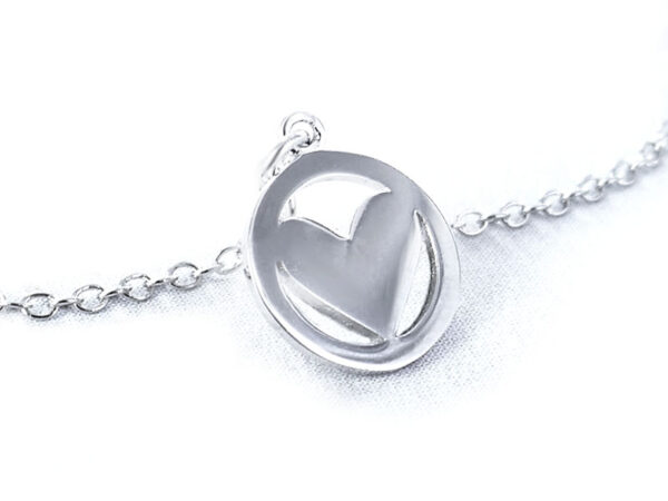 Bracelet argent 925 "Coeur"