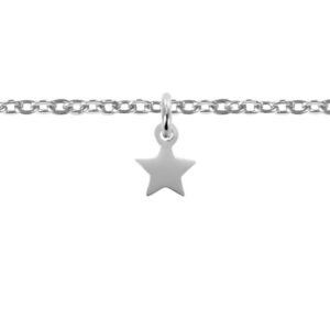 Bracelet étoile acier