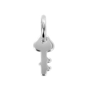Pendentif acier clef
