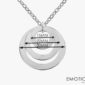 Collier acier triple ellipse à personnaliser