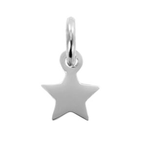 Pendentif petite étoile acier