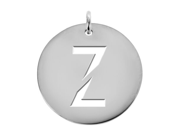 Médaille Lettre Découpée 25 mm