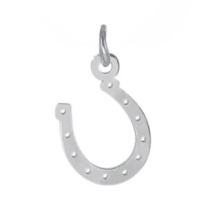 Pendentif "fer à cheval" en acier inoxydable