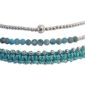 Composition de 3 bracelets "TURQUOISE" perles naturelles Apatite
