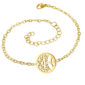 Bracelet chaine Orné d'un Pendentif arbre de vie acier doré