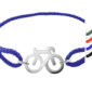 Bracelet ajustable en paracorde décoré d'un 
