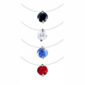 Collier invisible argent et oxyde de zirconium