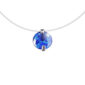Collier invisible argent et oxyde de zirconium