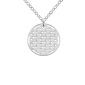 Collier fleur de vie 15 mm acier RH