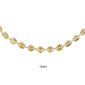 Collier maille grain de café en acier inoxydable