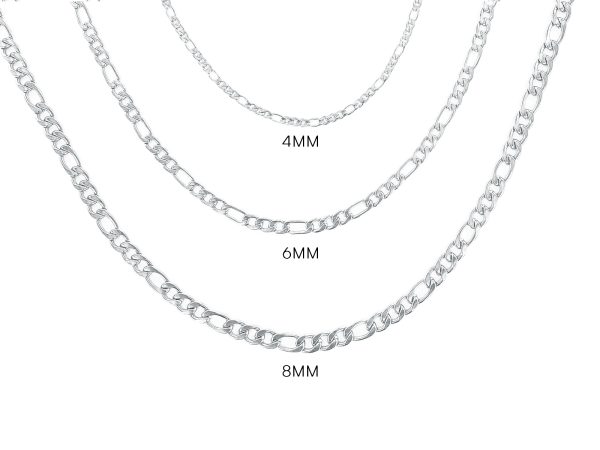 Chaine maille figaro acier