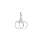 Pendentif mors en acier inoxydable argenté