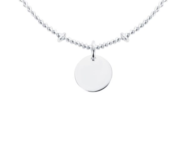 COLIMED12-RH.jpg Collier maille boule alternée petite médaille à personnaliser