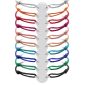 Bracelet ajustable cordon pailleté avec médaille ronde à personnaliser en acier inoxydable argenté
