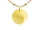 Collier maille boule alternée médaille à personnaliser