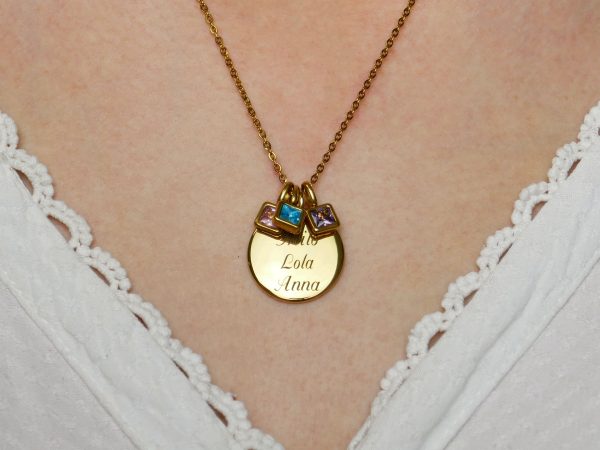 Collier médaille à personnaliser