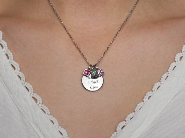 Collier médaille à personnaliser