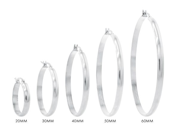 BOCREOL4MM-RH.jpg Créoles en acier inoxydable argenté | Largeur: 4mm