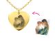 Collier coeur 20mm à personnaliser avec photo