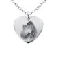 Collier coeur 20mm à personnaliser avec photo