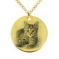 Collier médaille 30 mm à personnaliser avec photo
