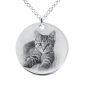 Collier médaille 30 mm à personnaliser avec photo