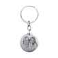 Porte-clés médaille 30mm acier à personnaliser avec photo