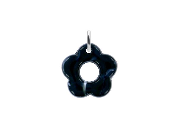 Pendentif fleur acrylique coloré