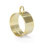 Elément de montage : Bague support acier doré à personnaliser
