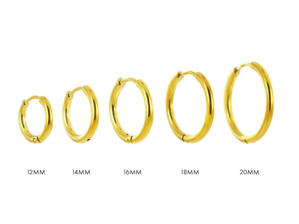 BOCREOL2MM-GOLD-2.jpg Créoles en acier inoxydable doré | Largeur: 2mm