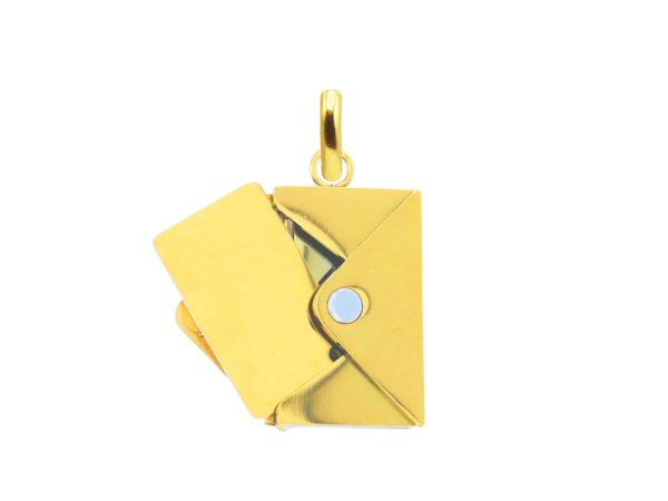 PENENV-GOLD3.jpg Pendentif enveloppe "message secret" à personnaliser en acier inoxydable doré