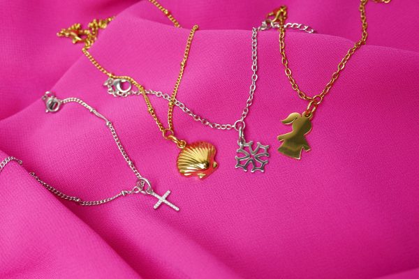 Bracelet petite fille acier doré à personnaliser
