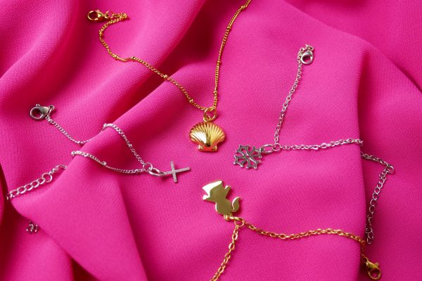 Bracelet petite fille acier doré à personnaliser