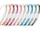 Bracelet ajustable cordon pailleté avec pendentif maille marine en acier inoxydable argenté