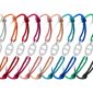 Bracelet ajustable cordon pailleté avec pendentif maille marine en acier inoxydable argenté
