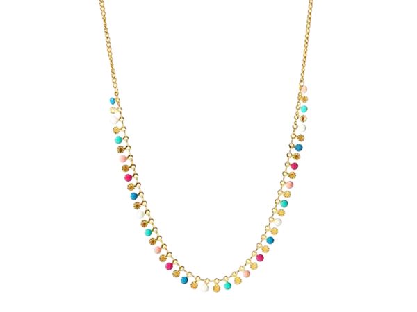 COLBOHEME2-GOLD.jpg Collier bohème breloques colorées en acier inoxydable doré