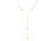 Collier cravate maille marine en acier inoxydable doré