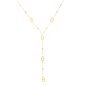 Collier cravate maille marine en acier inoxydable doré