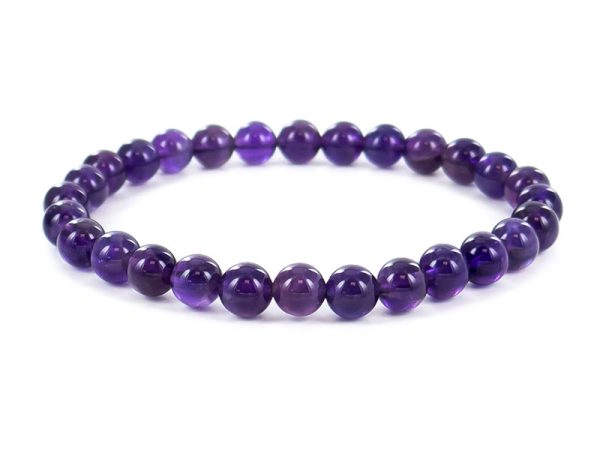 Bracelet femme en pierres naturelles - 6mm