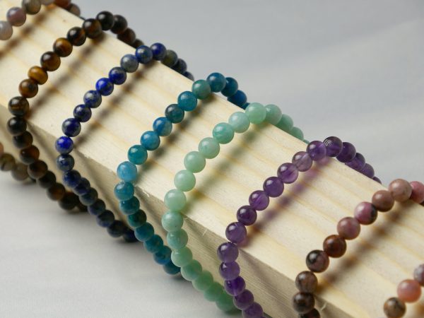 Bracelet femme en pierres naturelles - 6mm